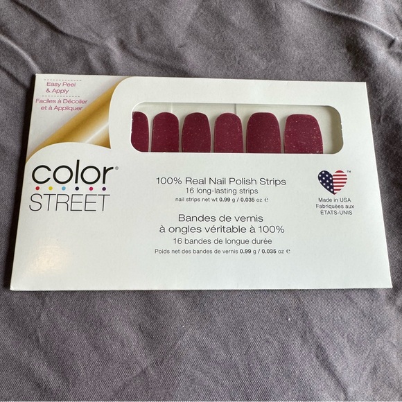 *Retired* Color Street: All Fired Up Red Orange Gold Glitter Fall Christmas - Picture 3 of 16